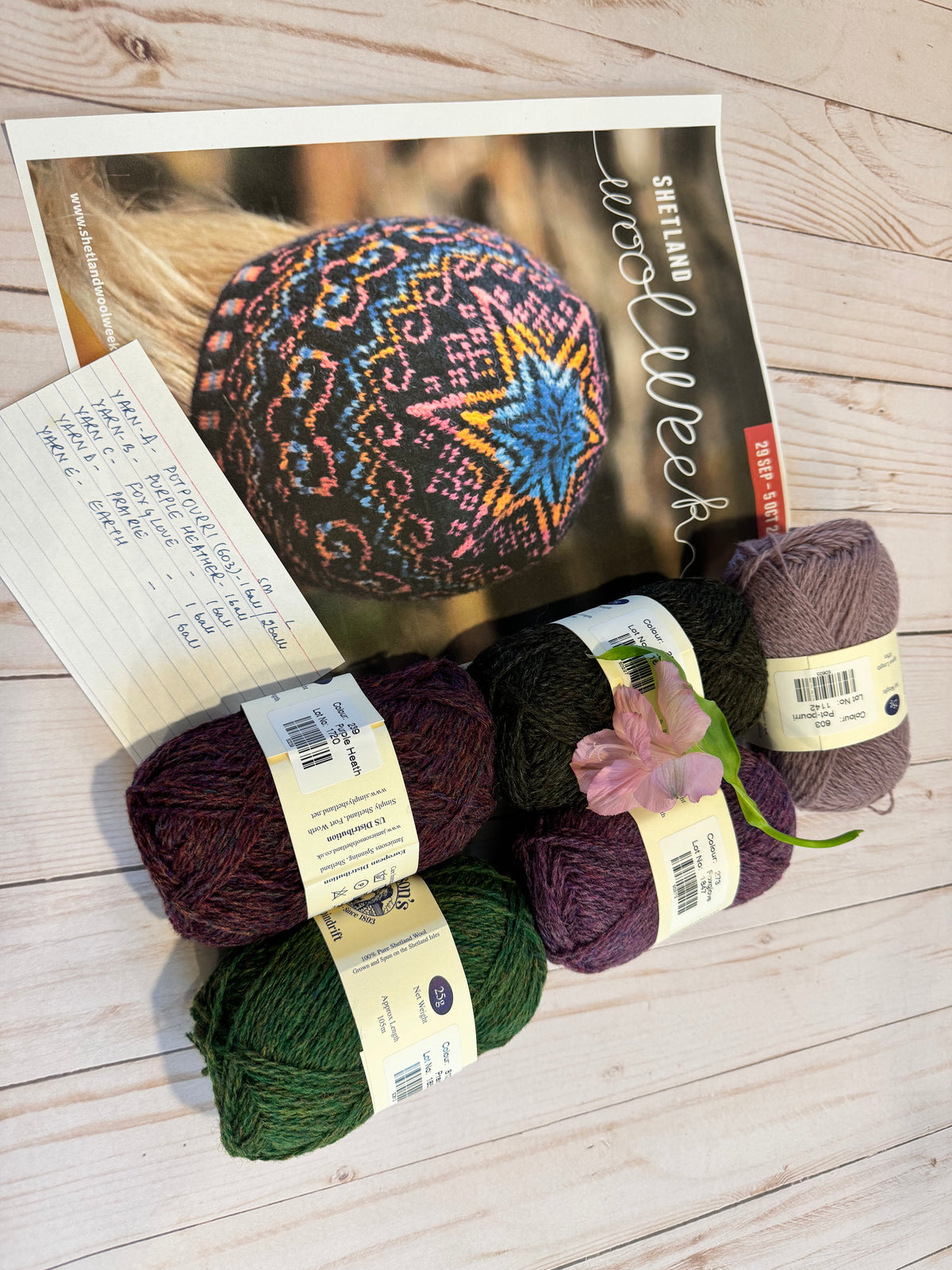 Shetland Wool Week Hat Kit 2024 - Islesburgh Toorie by Doull Family - YourNextKnit