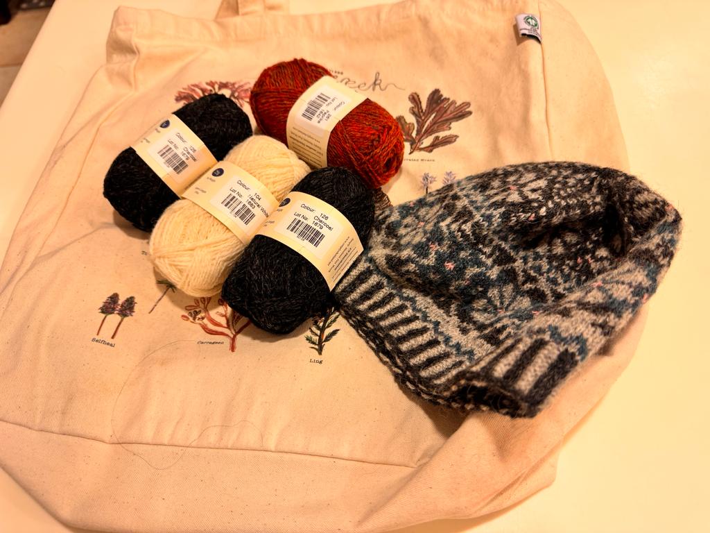 Buggiflooer Beanie  Shetland Wool Week Hat - Kit by Alison Rendall - YourNextKnit