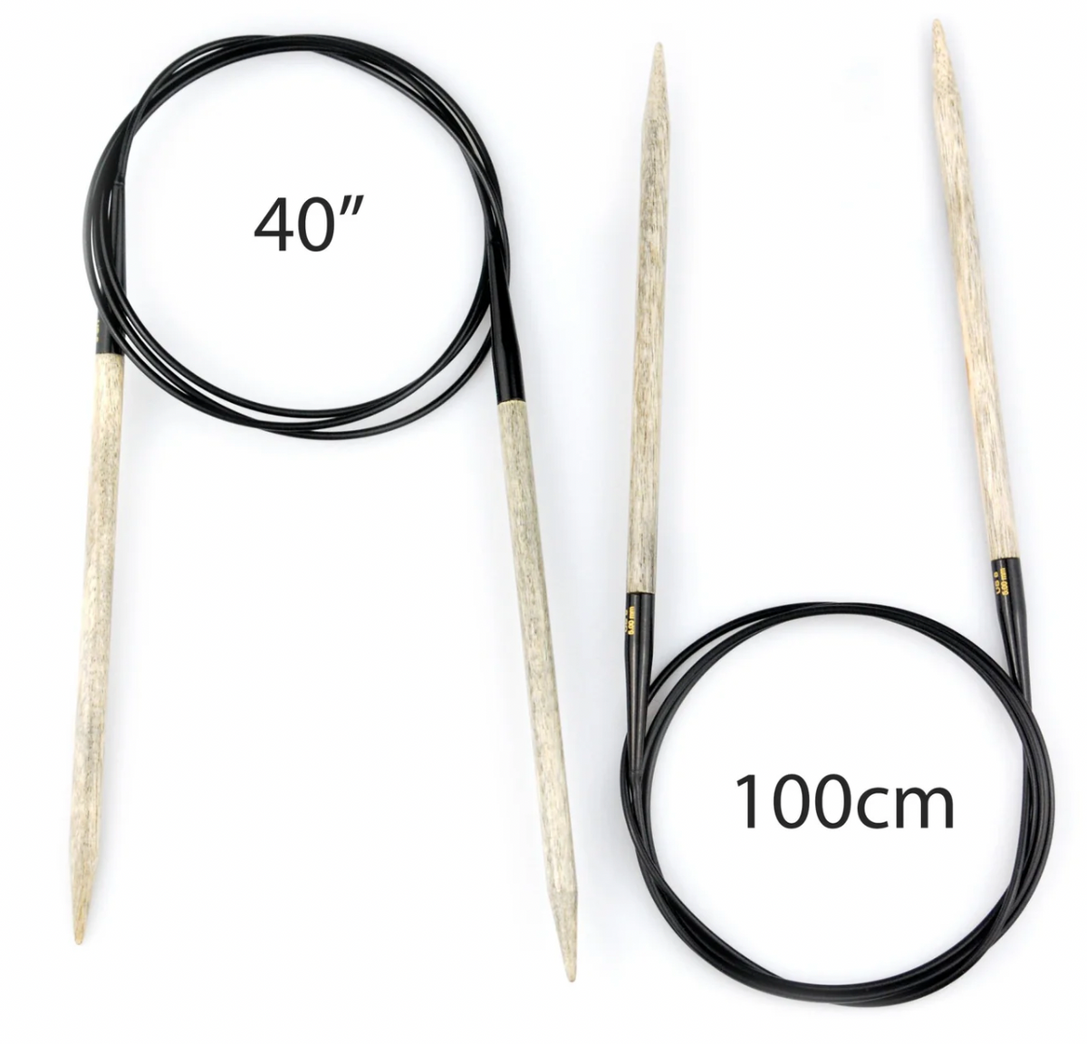 LYKKE - DRIFTWOOD Fixed Circular Knitting Needles 40" - YourNextKnit