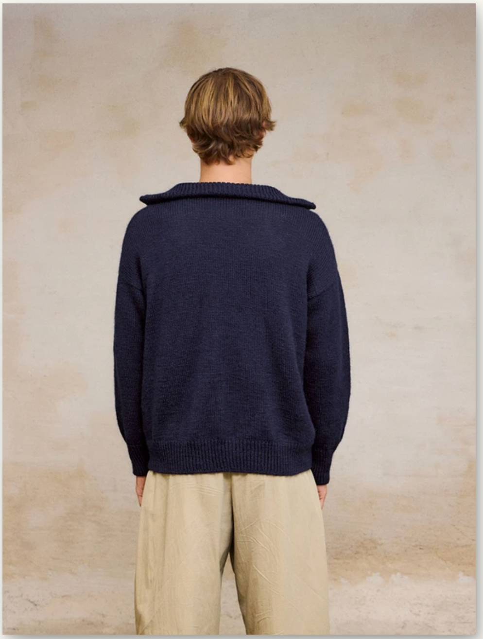 Sandnes Garn - Single Pattern Booklet - 2412 - 04 Matthew Sweater - YourNextKnit