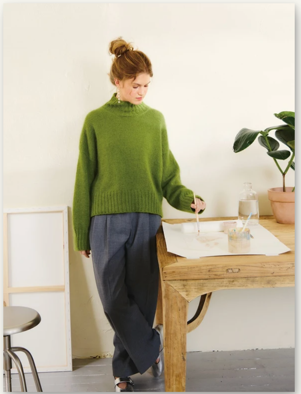 Sandnes Garn - Single Pattern Booklet - 2502 - 07 Mindy Sweater - YourNextKnit