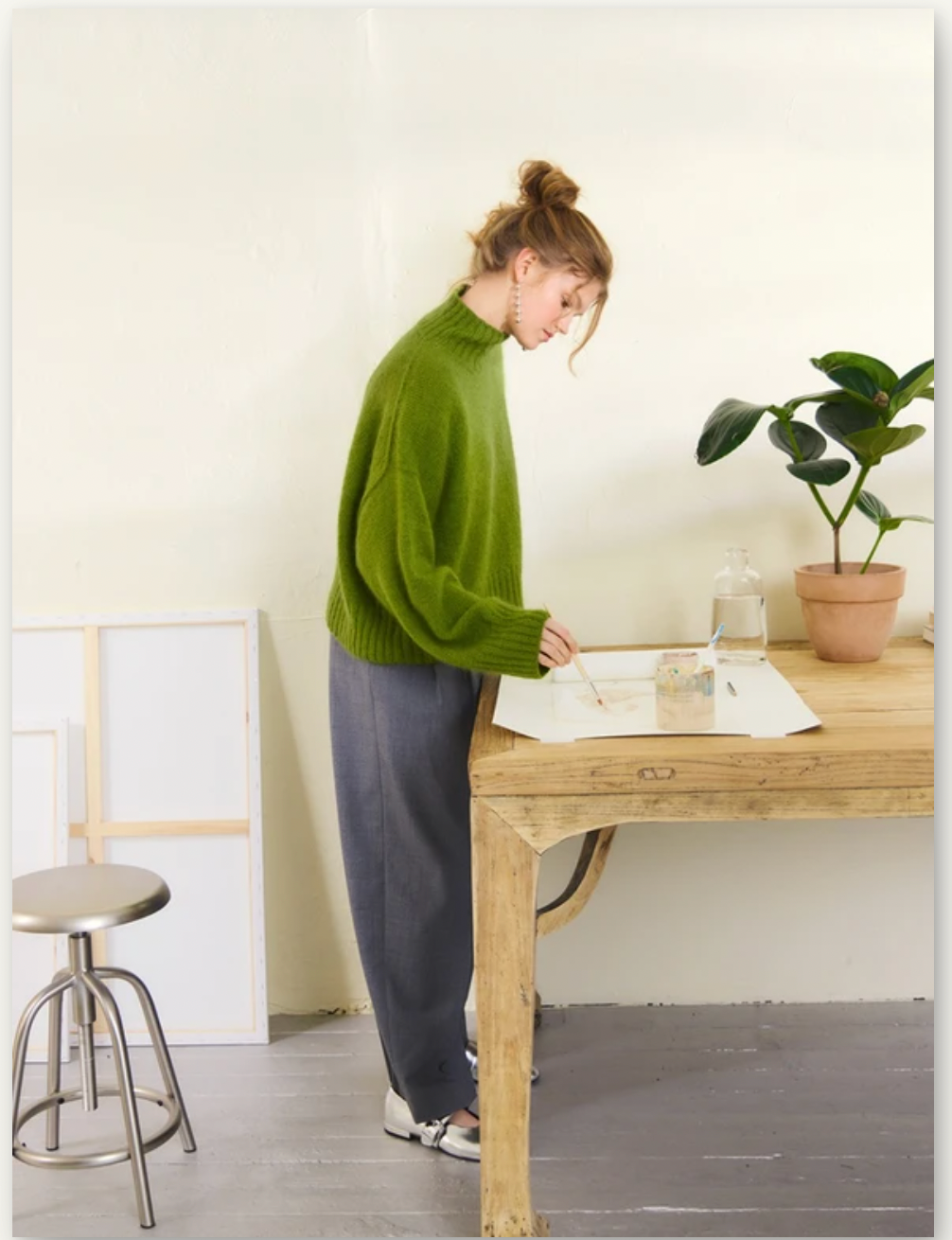 Sandnes Garn - Single Pattern Booklet - 2502 - 07 Mindy Sweater - YourNextKnit