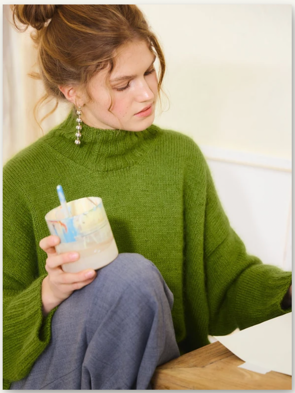 Sandnes Garn - Single Pattern Booklet - 2502 - 07 Mindy Sweater - YourNextKnit