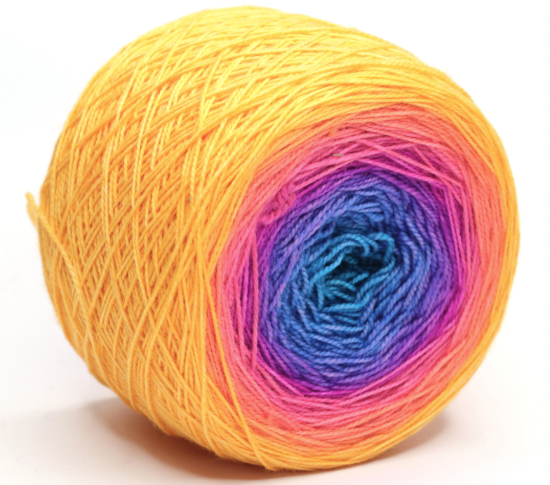 Bilum Hand Died Natural Yarn - SNEK KIT 100g x2 and 50g x2 - YourNextKnit