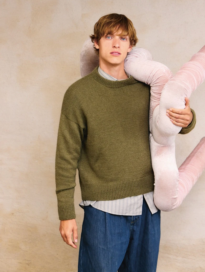 Sandnes Garn - Single Pattern Booklet - 2412 No. 01 William Sweater Man - YourNextKnit