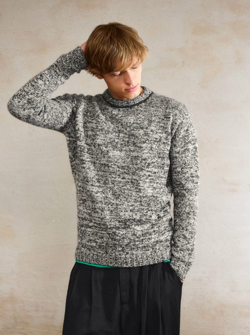 Sandnes Garn - Single Pattern Booklet - 2412 No. 07 Harvey Sweater Man - YourNextKnit