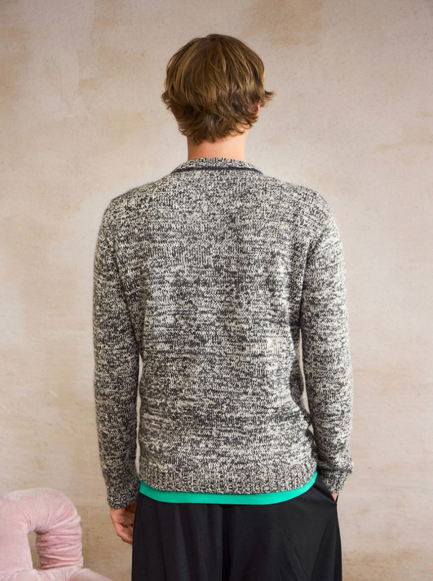 Sandnes Garn - Single Pattern Booklet - 2412 No. 07 Harvey Sweater Man - YourNextKnit