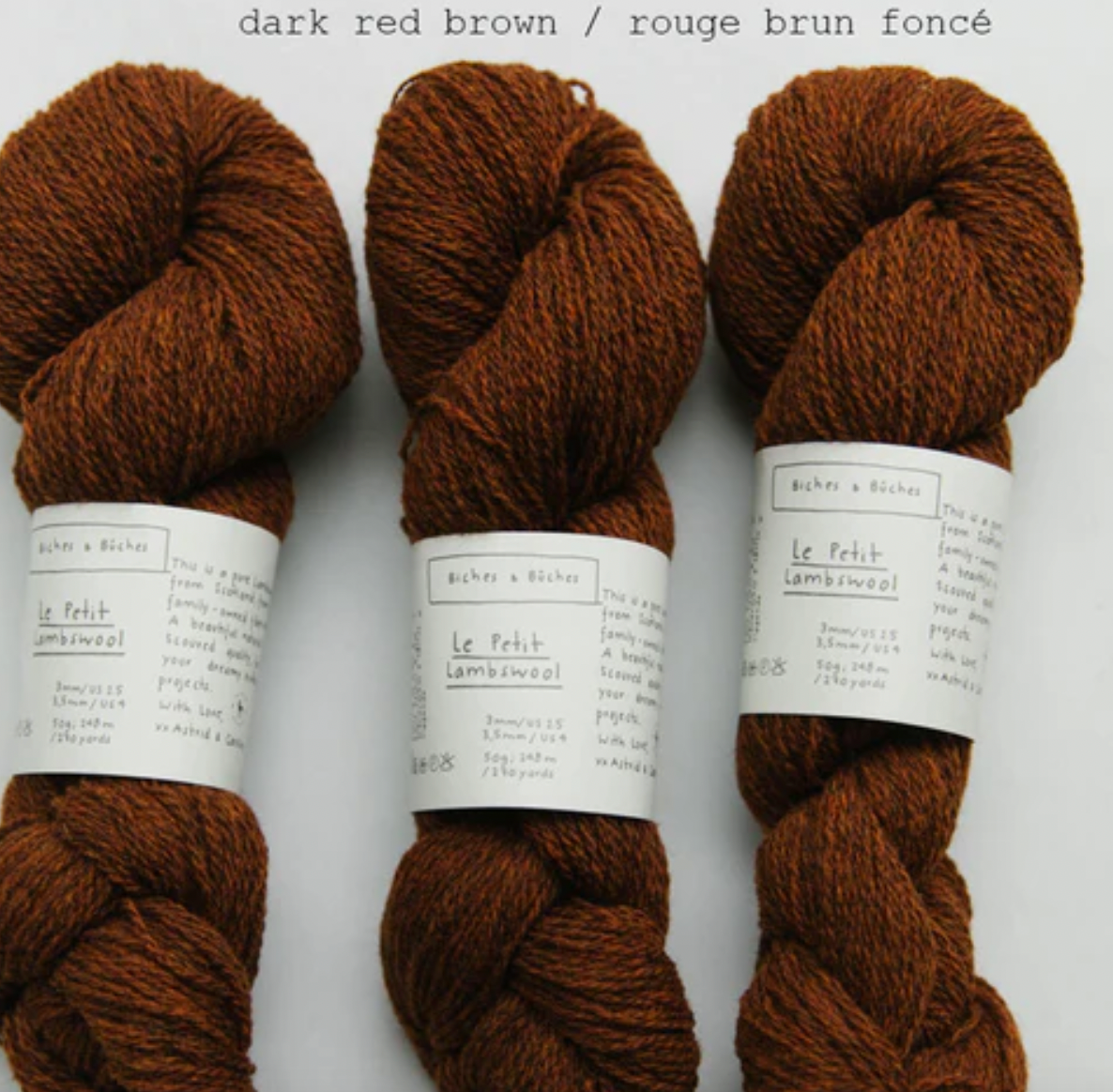 BICHES & BÛCHES - Le Petite Lambswool - YourNextKnit