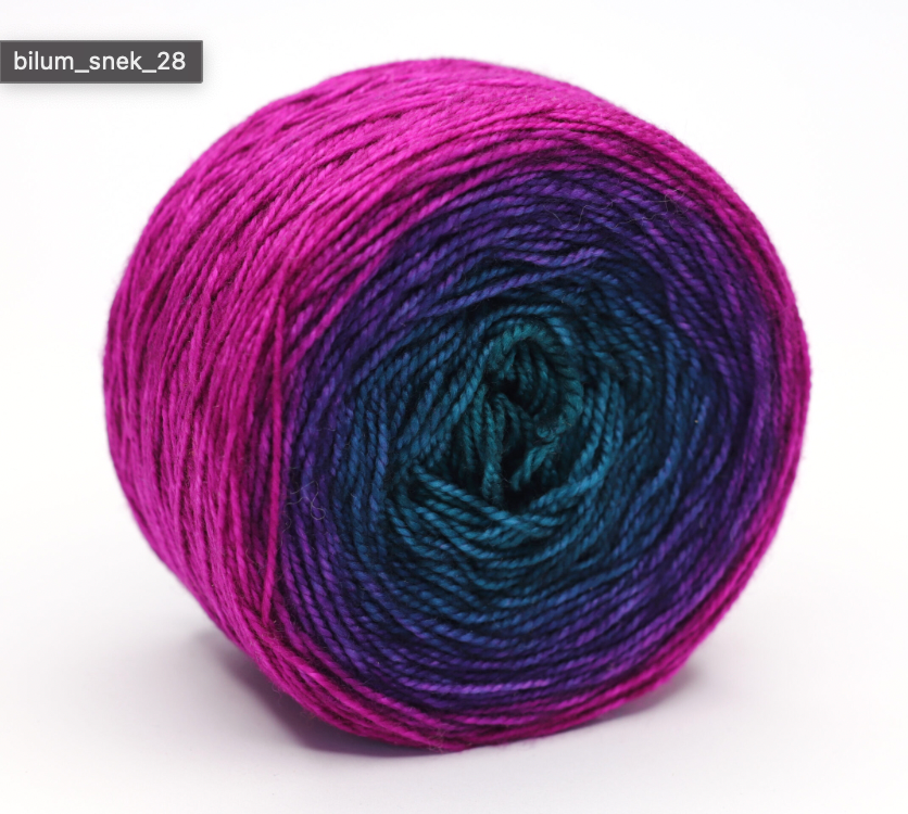 Bilum Hand Died Natural Yarn - SNEK 200g - YourNextKnit