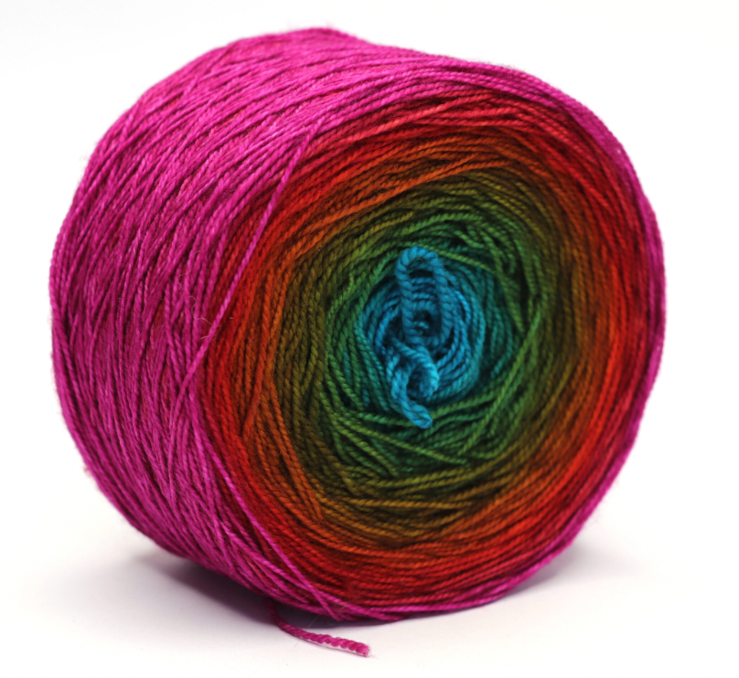 Bilum Hand Died Natural Yarn - SNEK 200g - YourNextKnit