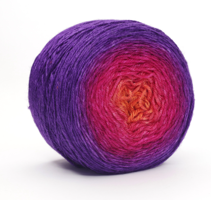 Bilum Hand Died Natural Yarn - MARMAR 200g - YourNextKnit