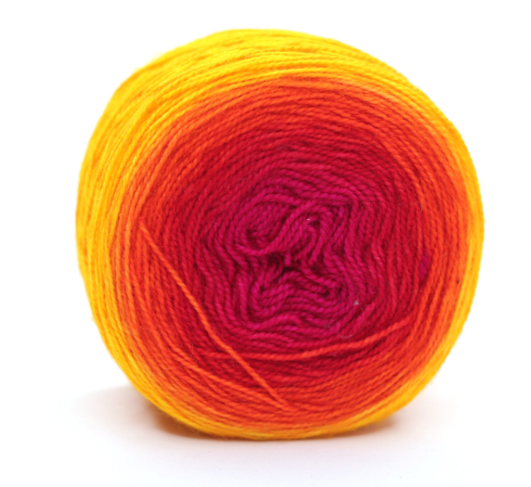 Bilum Hand Died Natural Yarn - SNEK KIT 100g x2 and 50g x2 - YourNextKnit