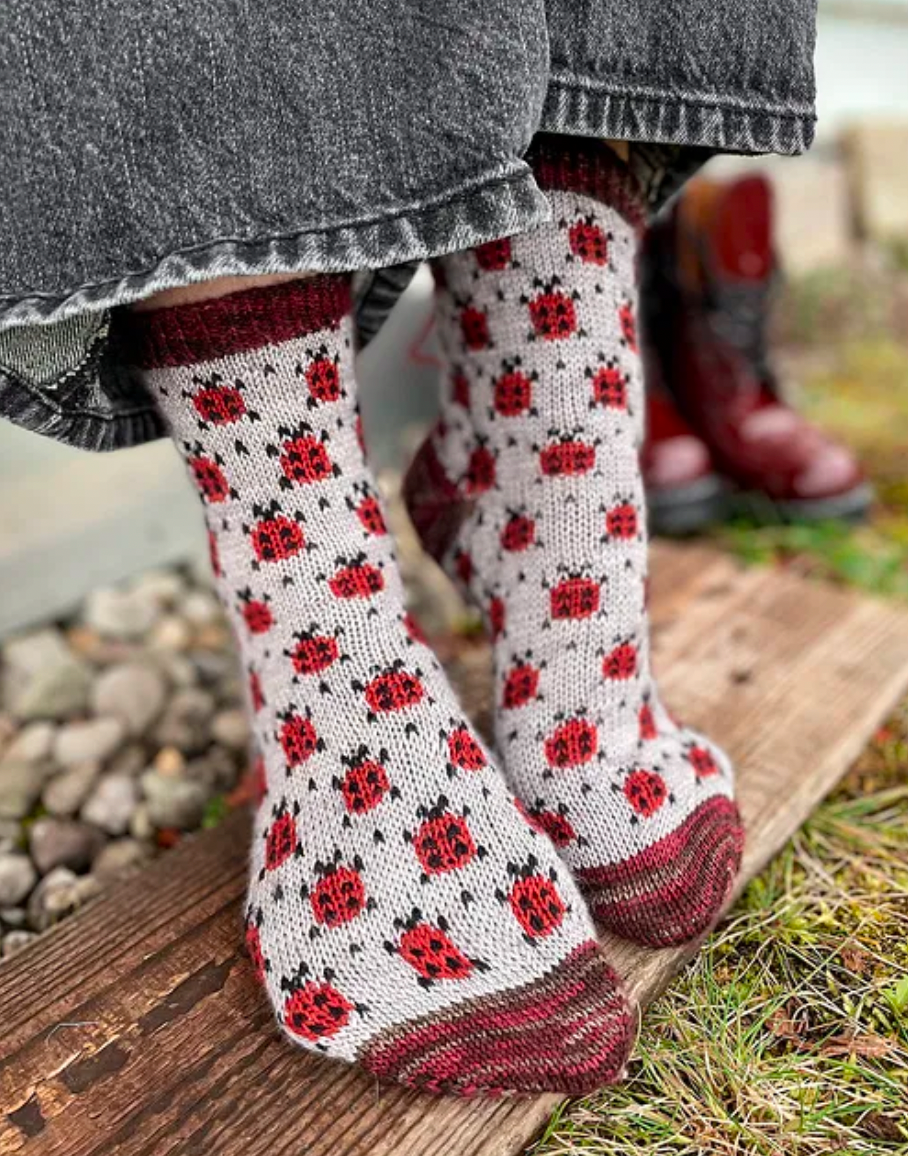 Joyful Colorwork Socks - Charlotte Stone - YourNextKnit