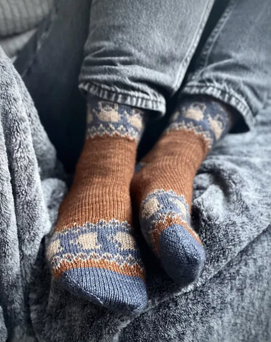 Joyful Colorwork Socks - Charlotte Stone - YourNextKnit