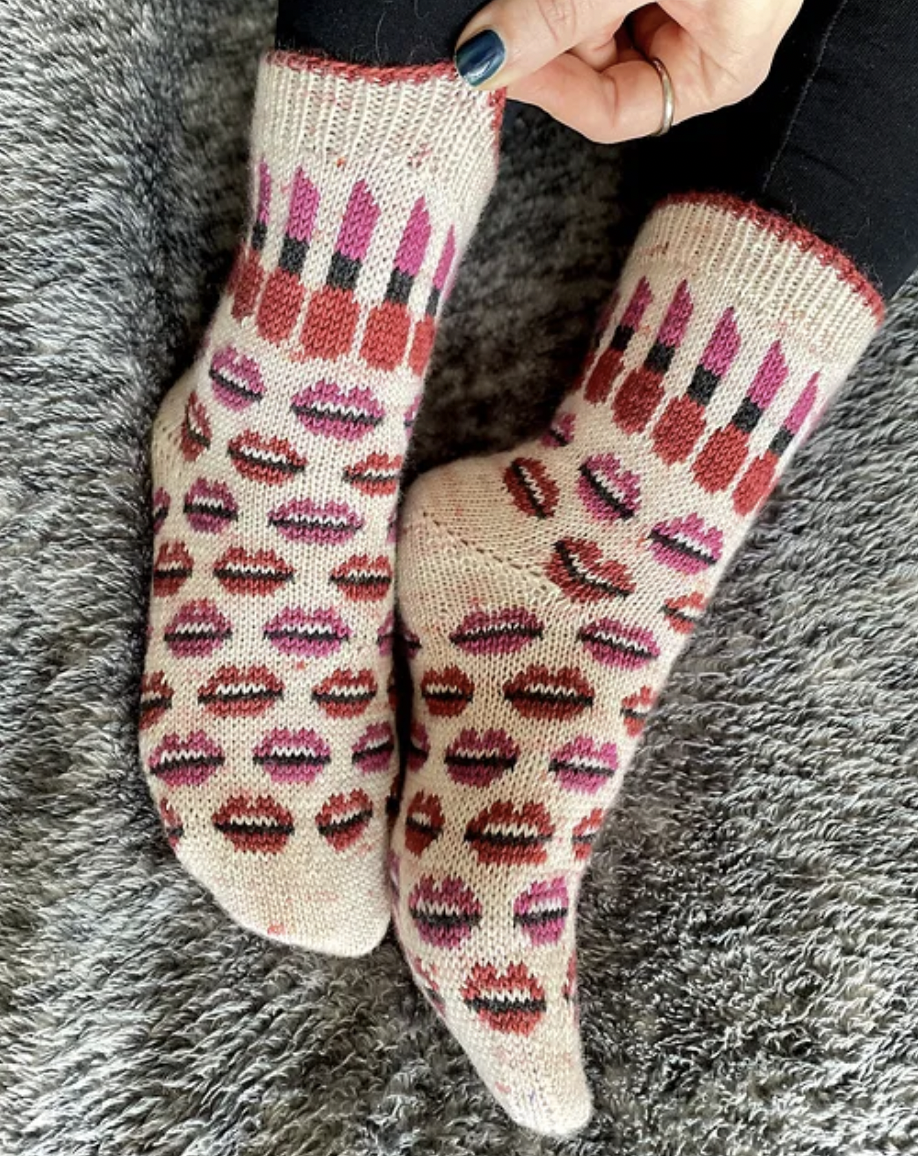 Joyful Colorwork Socks - Charlotte Stone - YourNextKnit