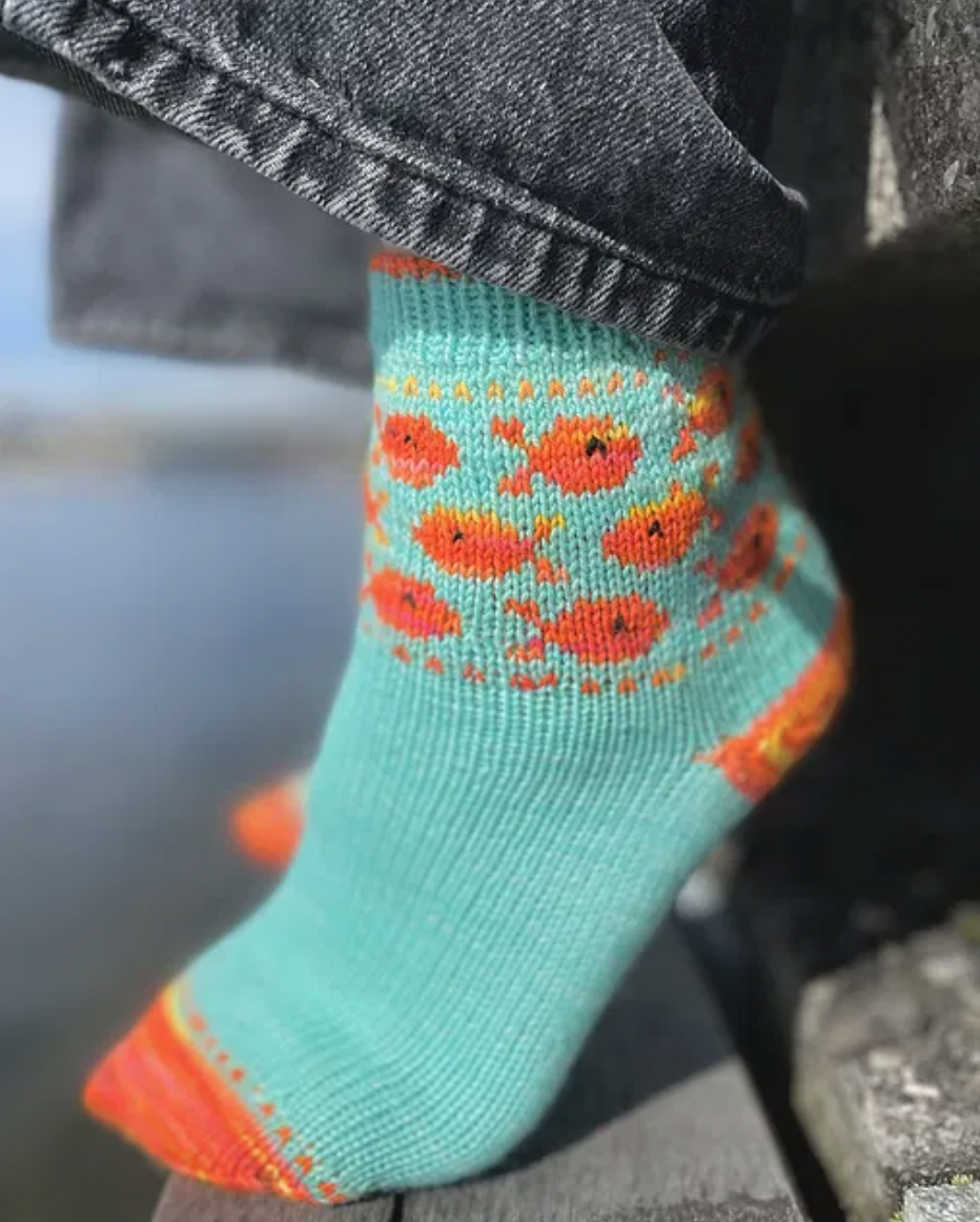 Joyful Colorwork Socks - Charlotte Stone - YourNextKnit