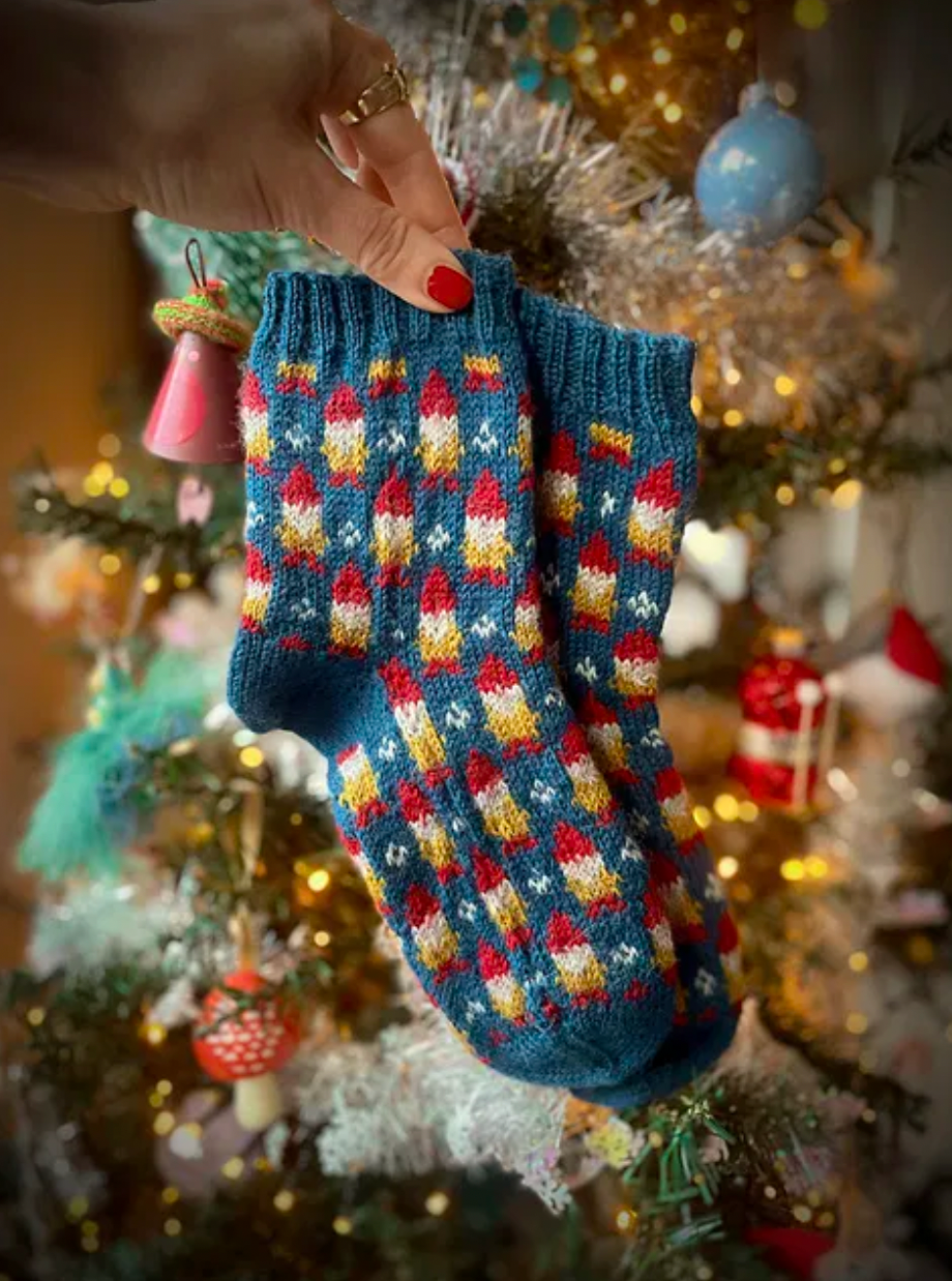 Joyful Colorwork Socks - Charlotte Stone - YourNextKnit