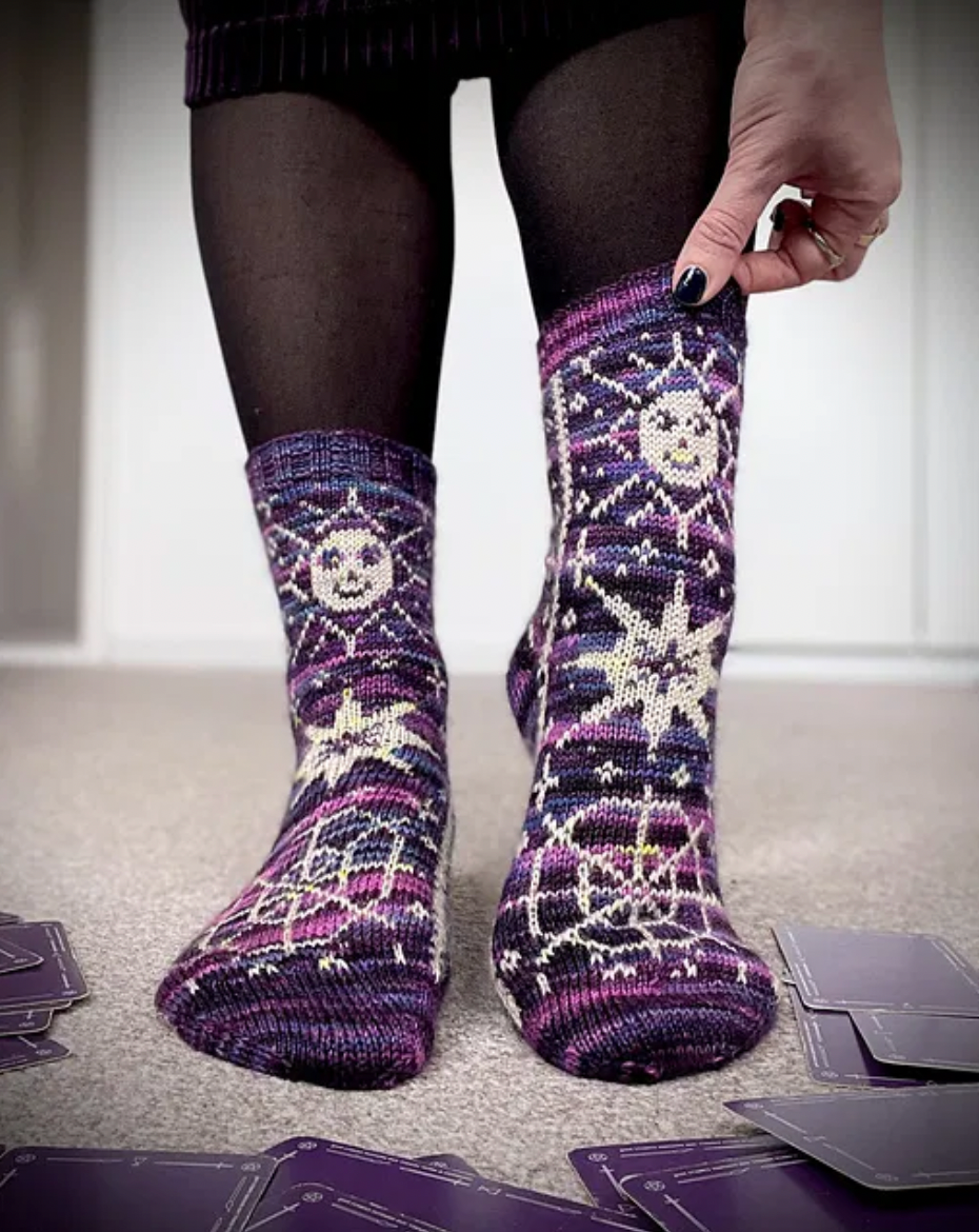 Joyful Colorwork Socks - Charlotte Stone - YourNextKnit