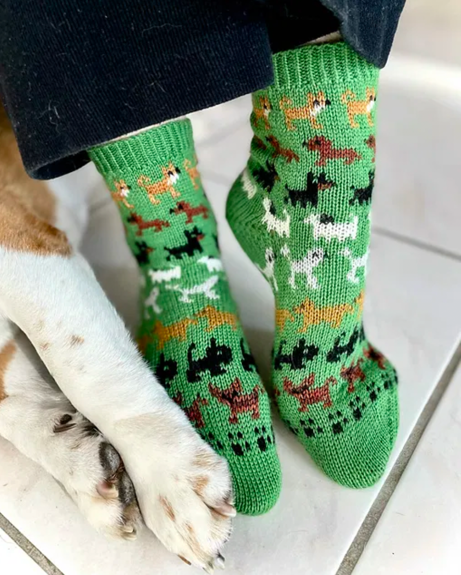 Joyful Colorwork Socks - Charlotte Stone - YourNextKnit