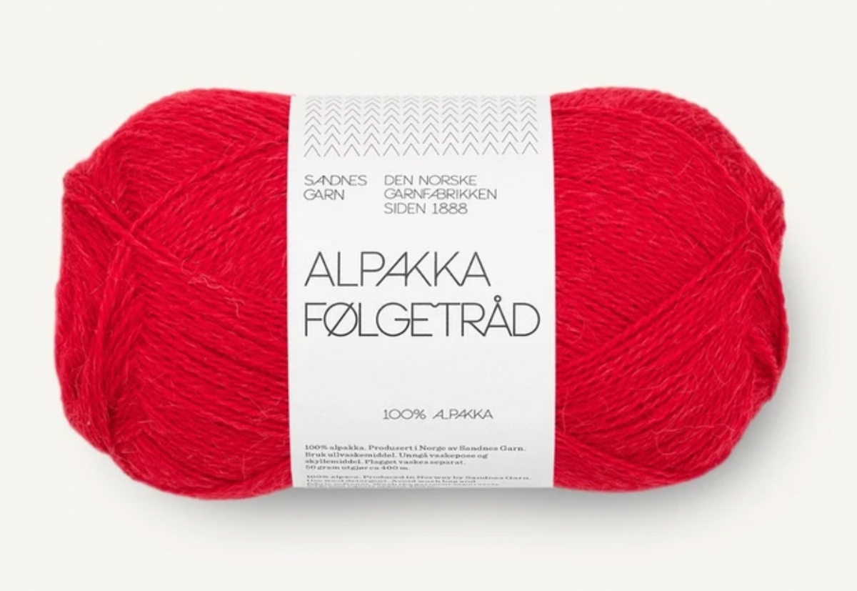 Alpakka (Alpaca) Folgetrad- Sandnes Garn - YourNextKnit
