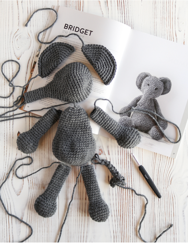 TOFT Animals - BRIDGET - The Elephant Kit - YourNextKnit