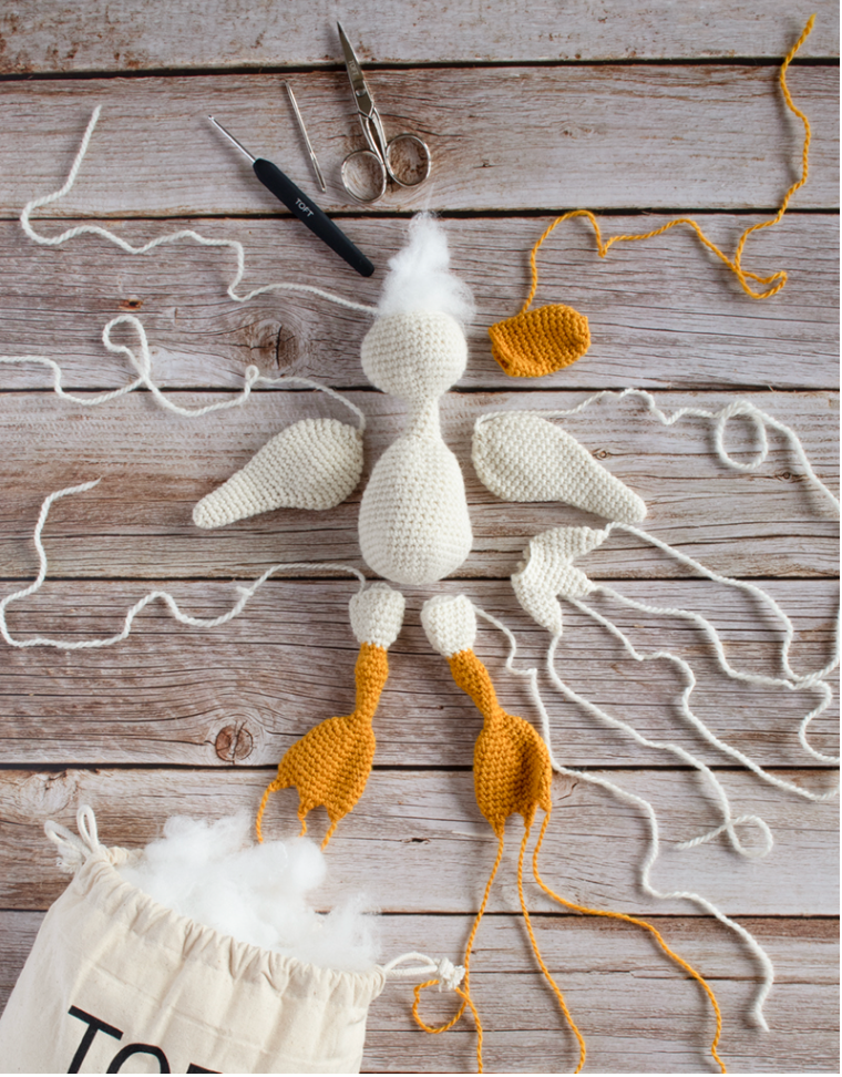 TOFT Animals - Geraldine - the Duck - YourNextKnit