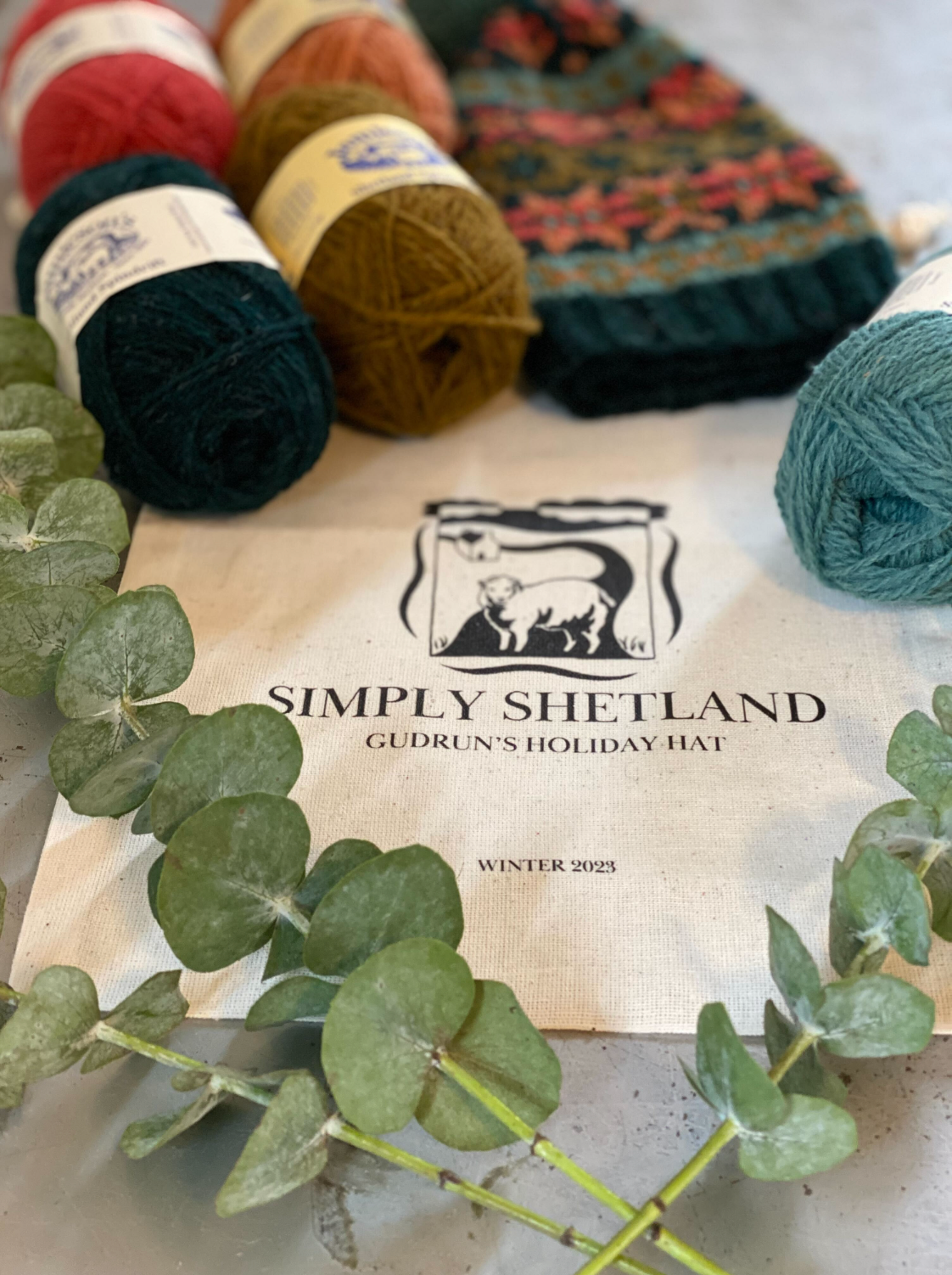 A Collectible Kit - Holiday Hat Kit by Gudrun Johnston - YourNextKnit