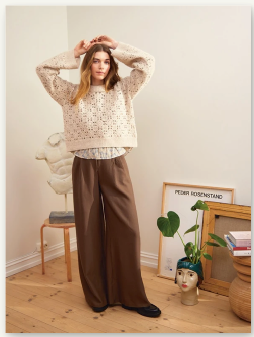 Sandnes Garn - Single Pattern Booklet - Fleur Sweater - YourNextKnit