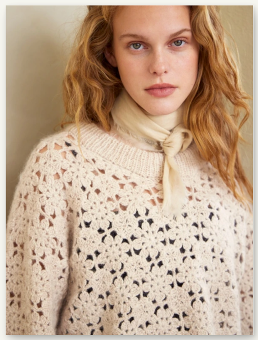 Sandnes Garn - Single Pattern Booklet - Fleur Sweater - YourNextKnit
