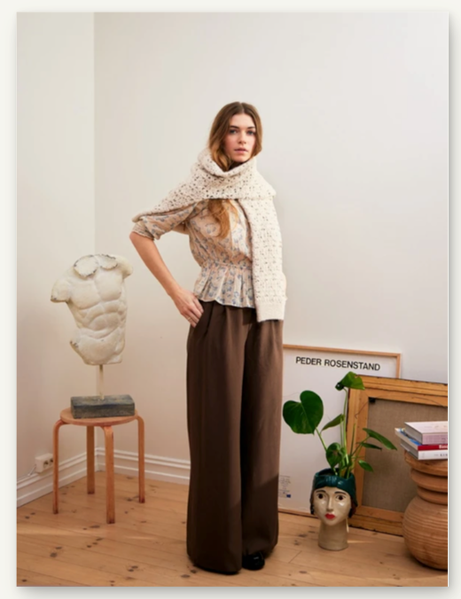 Sandnes Garn - Single Pattern Booklet - Fleur Sweater - YourNextKnit