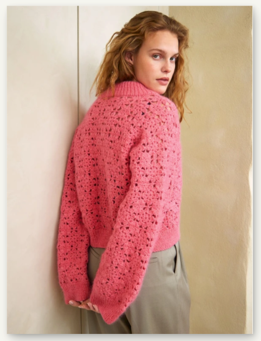 Sandnes Garn - Single Pattern Booklet - Fleur Cardigan **BESTSELLER** - YourNextKnit