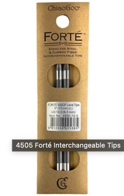 ChiaoGoo - Forté Interchangeable Tips - YourNextKnit
