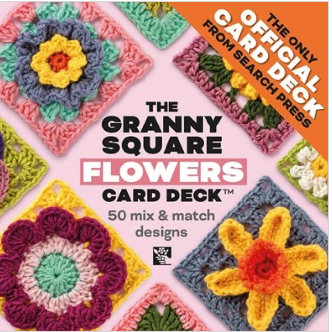 The Granny Square Flowers Card Deck - Estelle - YourNextKnit