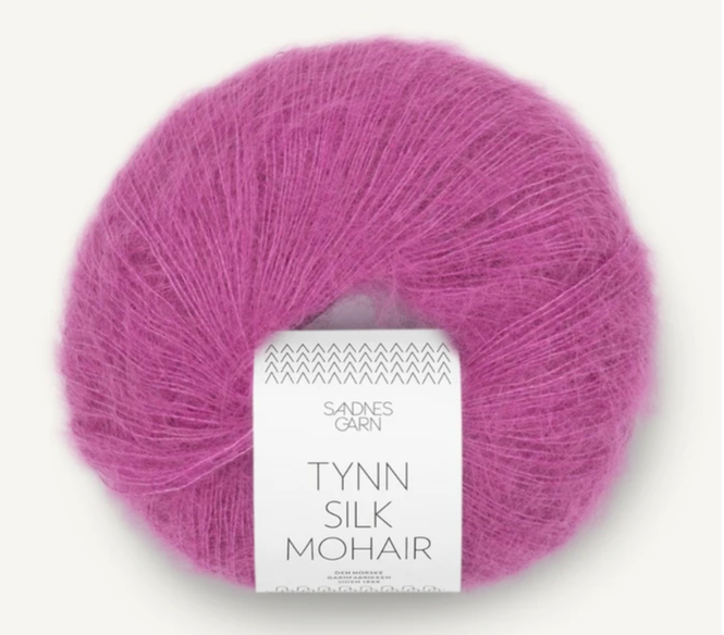 Tynn Silk Mohair - Sandness Garn - YourNextKnit