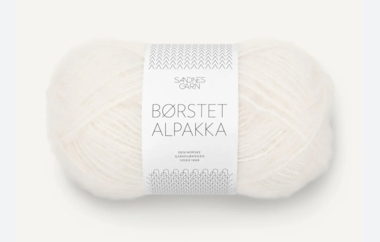 Alpakka (Alpaca) Folgetrad- Sandness Garn - YourNextKnit