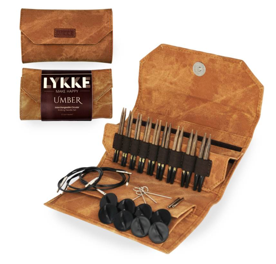 LYKKE - UMBER 3.5" Interchangeable Needle Set