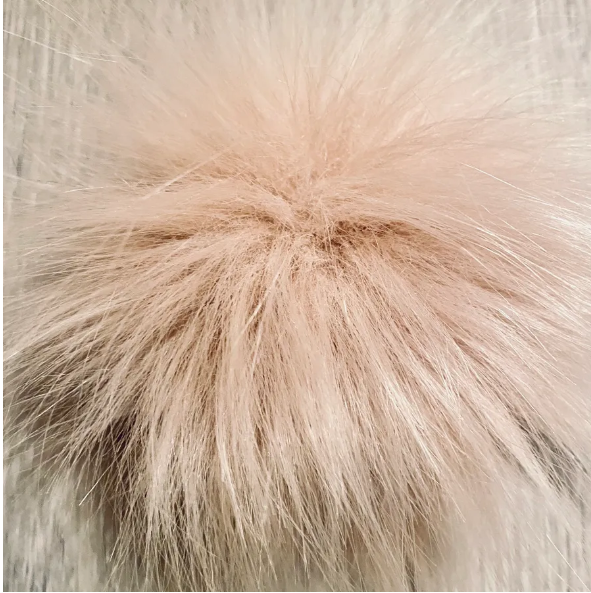 Faux Fur PomPoms - Snap On -Yarnboler - YourNextKnit